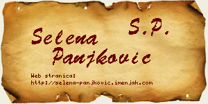 Selena Panjković vizit kartica